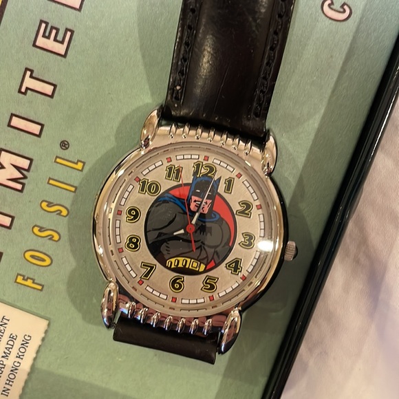 Batman™️ Vintage 1994 Limited Edition Fossil collectors watch. No.1 in series. - Picture 2 of 5